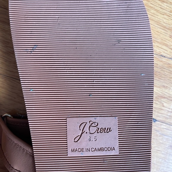 J Crew almost new leather sandals. - Picture 2 of 2